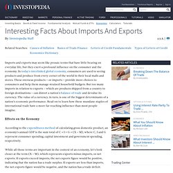 Interesting Facts About Imports And Exports