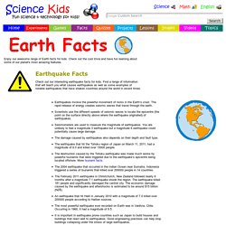 Earthquake Facts for Kids - Interesting Information about Earthquakes