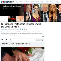 12 Interesting Facts About Jewish Sex Lives & Beliefs