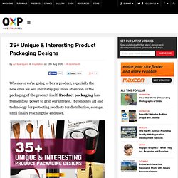 35+ Unique &Interesting Product Packaging Designs