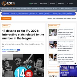 14 days to go for IPL 2021: Interesting stats related to the number in the league