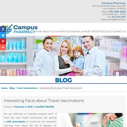 Interesting Facts about Travel Vaccinations