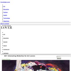 60+ Interesting Websites for Art Lovers — Knowledge Lover