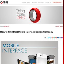 How to Find Best Mobile Interface Design Company