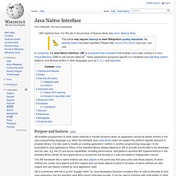 Java Native Interface