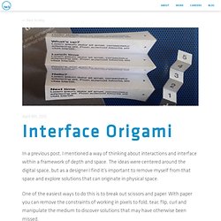 Interface Origami