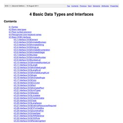 Basic Data Types and Interfaces – SVG 1.1 (Second Edition)