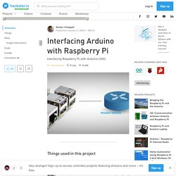 Interfacing Arduino with Raspberry Pi