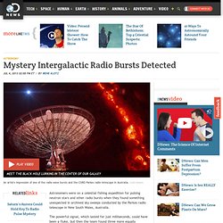 Mystery Intergalactic Radio Bursts Detected