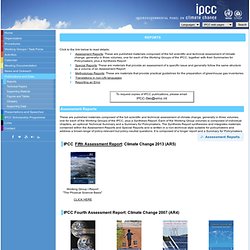 IPCC Special Reports