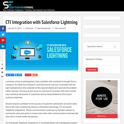 CTI Intergration with Salesforce Lightning