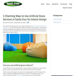 Interior Design Ideas Using Artificial Grass Services in Santa Cruz