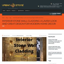 Interior Stone Wall Cladding: A Lavish Look and Great Design for Modern Home Decor