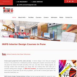 INIFD Interior Design Courses in Pune