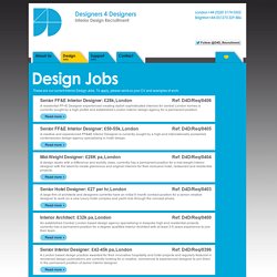 Interior Design Jobs in London – Designers 4 Designers
