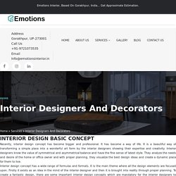 Interior Designer & Decorator - Luxury Interior Design