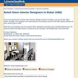 Retail Store Interior Designers in Dubai (UAE) Dubai home improvement