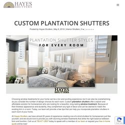 Custom Made Interior & Indoor Plantation Shutters Styles