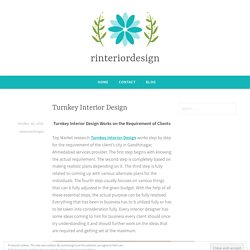 Turnkey Interior Design – rinteriordesign
