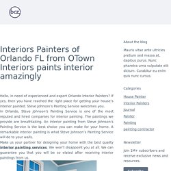 Interiors Painters of Orlando FL from OTown Interiors paints interior amazingly