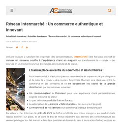 Réseau Intermarché : Un commerce authentique et innovant
