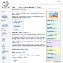 Second Intermediate Period of Egypt