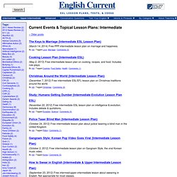 Intermediate - English Current English Current