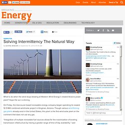 Solving Intermittency The Natural Way