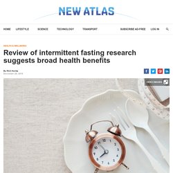Review of intermittent fasting research suggests broad health benefits