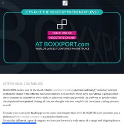 Buy New Shipping Containers - Shipping Container Types