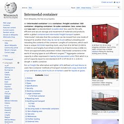 Intermodal container