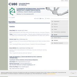 II Congreso Internacional Educación Mediática y Competencia Digital - Universitat Oberta de Catalunya