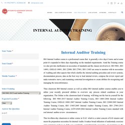 ISO Internal Training Online in Turkey
