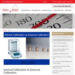 Internal Calibration Vs External Calibration