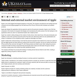 Internal and external market environment of Apple