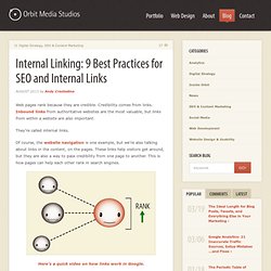 Internal Linking SEO Best Practices