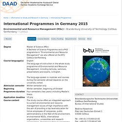 International Programmes