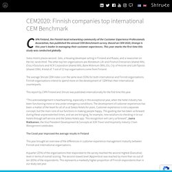 CEM2020: Finnish companies top international CEM Benchmark