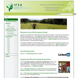 IFSA - International Farming System Association: Home