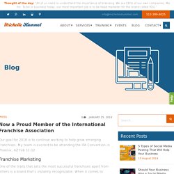Now a Proud Member of the International Franchise Association