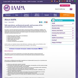 About IAAPA - International Association of Amusement Parks and Attractions