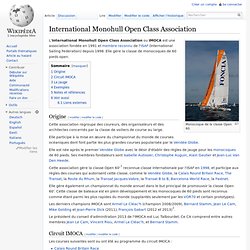 International Monohull Open Class Association