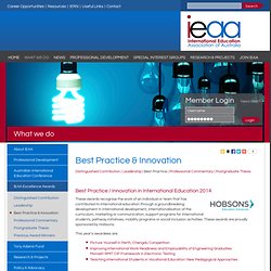 Best Practice & Innovation - International Education Association of Australia (IEAA)