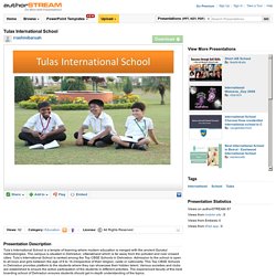 Tulas International School