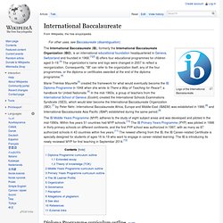 International Baccalaureate