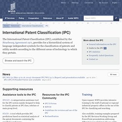 International Patent Classification (IPC)