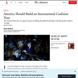 America Should Build an International Coalition Now