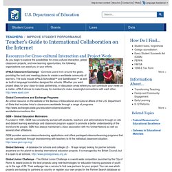 Teacher's Guide to International Collaboration on the Internet