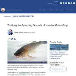 INTERNATIONAL JOINT COMMISSION 08/09/20 Tracking the Spawning Grounds of Invasive Grass Carp