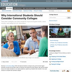 Why International Students Should Consider Community Colleges
